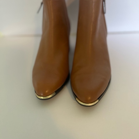 COLE HAAN Women Tan Grand Ambition Leather Bootie Size 10 - Picture 9 of 11
